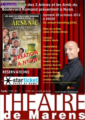 Arsenic et vieilles dentelles par les Amis du Boulevard Romand