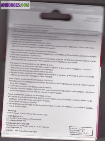 Cartouche CANON rose