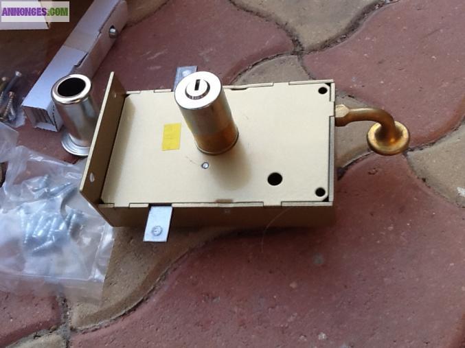 Serrure jpm 3 points hotisontale GAUCHE