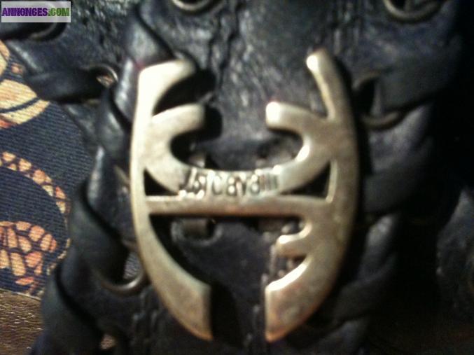 ESCARPINS JUST CAVALLI CUIR 39 AUTHENTIQUES