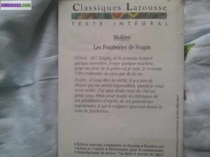 Les fouberies de scapin de molière
