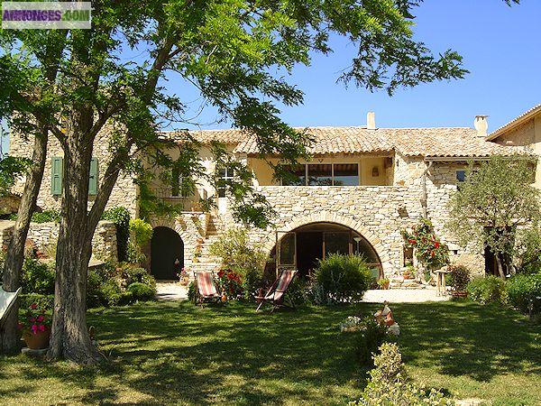 Vente grand mas restauré Provence