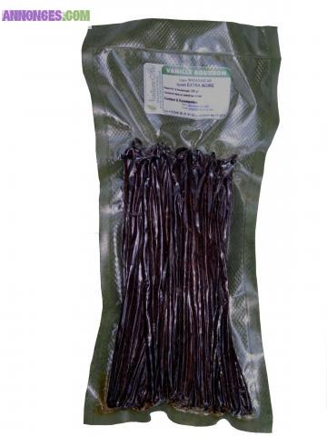 Vanille Bourbon de Madagascar en gousses (250gr)