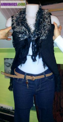 Gilets Sans Manches et/ou Jeans Bleu NEUFS