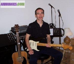 Cours guitare électrique acoustique Aix-en-Provence.