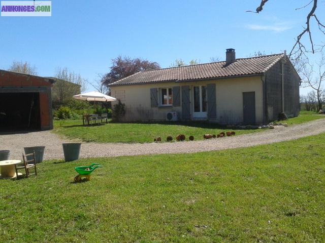 Maison et dépendances sur le plateau cordais