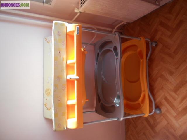 Table à langer/baignoir