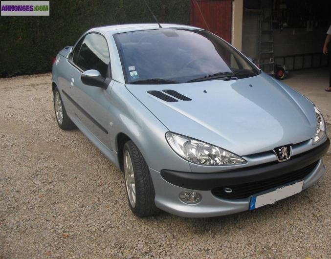 206cc 2.0 2002 gris icelant peugeot 206 cc