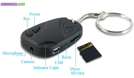 Mini Caméra Espion porte clé