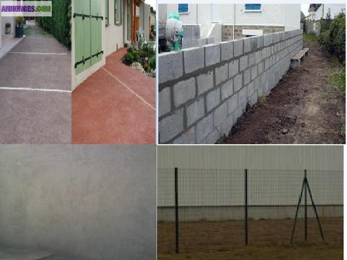 Travaux de maçonnerie