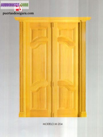 Portes d'exterieures en bois