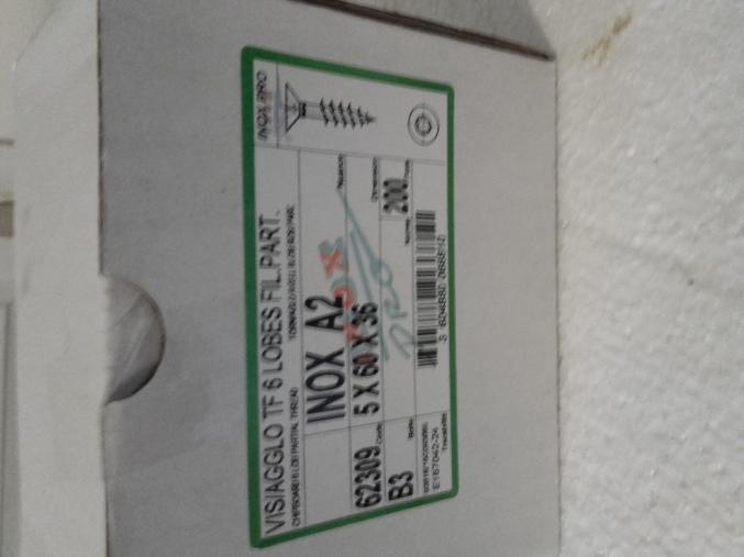 Vix inox à filetage partiel