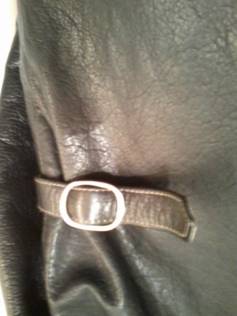 Beau blouson cuir noir