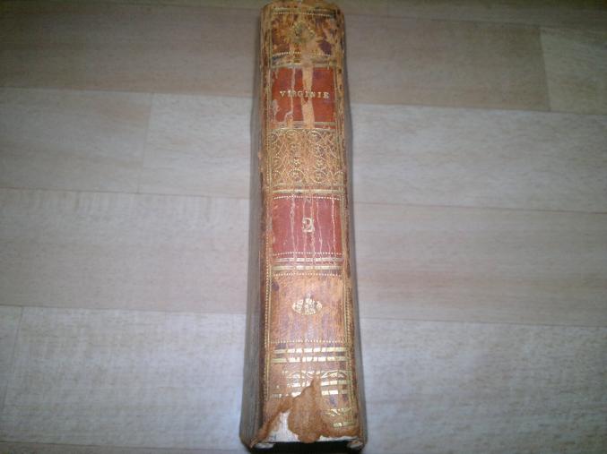 Vends livre de 1817 :  VIRGINIE (ou la vierge chretienne )
