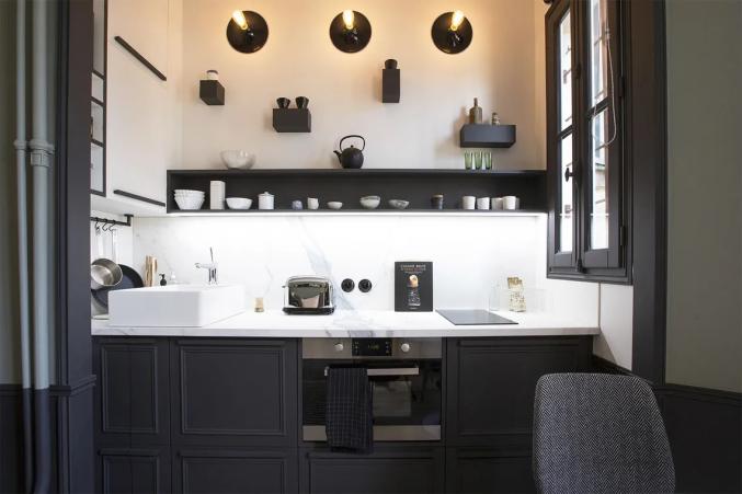 Studio lumineux et luxueuse