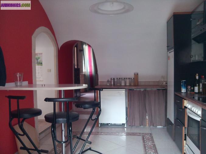 MAISON DE VILLAGE AVEC GARAGE ET EXTERIEURS