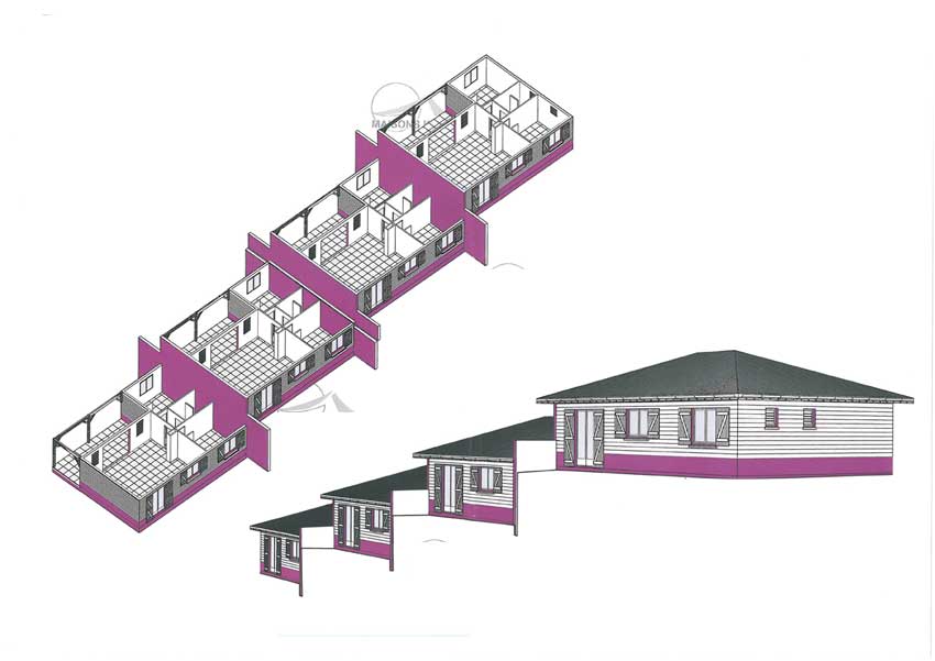 Maison neuve 3p avec 300m2 de jardin