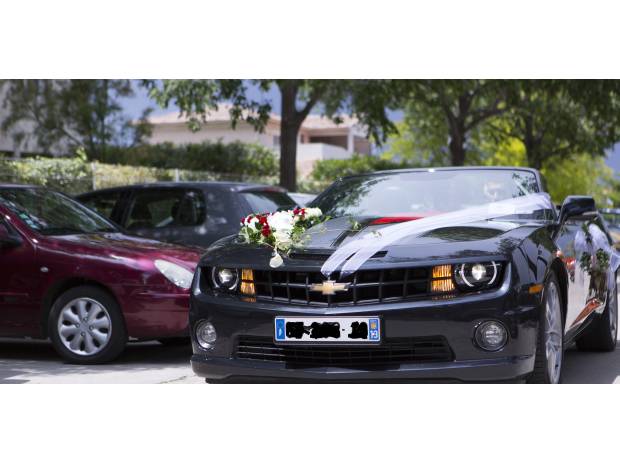 Location voiture mariage Chevrolet Camaro Cabriolet