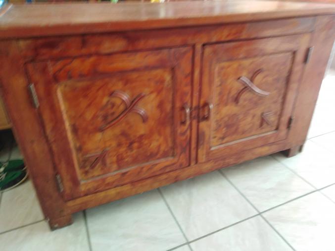 Commode bois marron