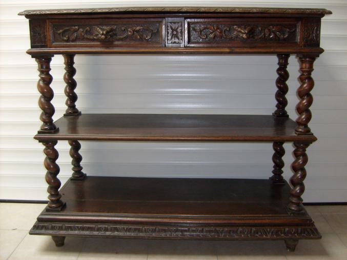 Desserte style Henri II fin XIXème