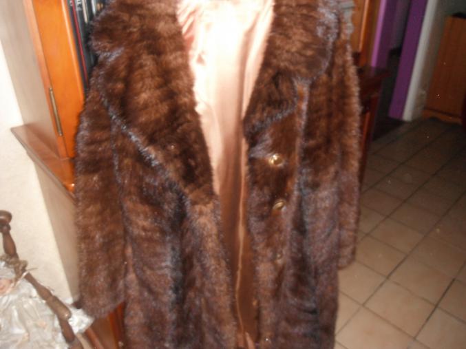 Manteau en queue de vison