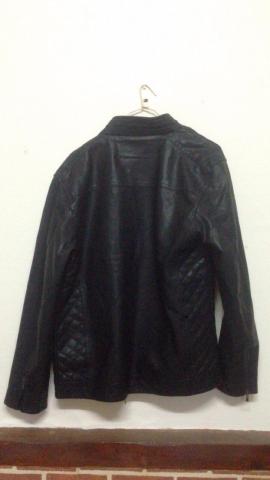 Blouson en cuir noir homme 
