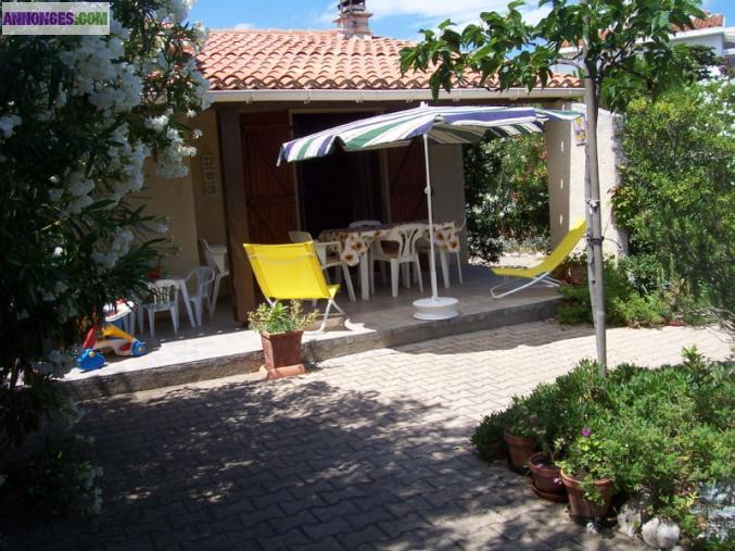 Location saisonnière MAISON, 150 m de la Plage