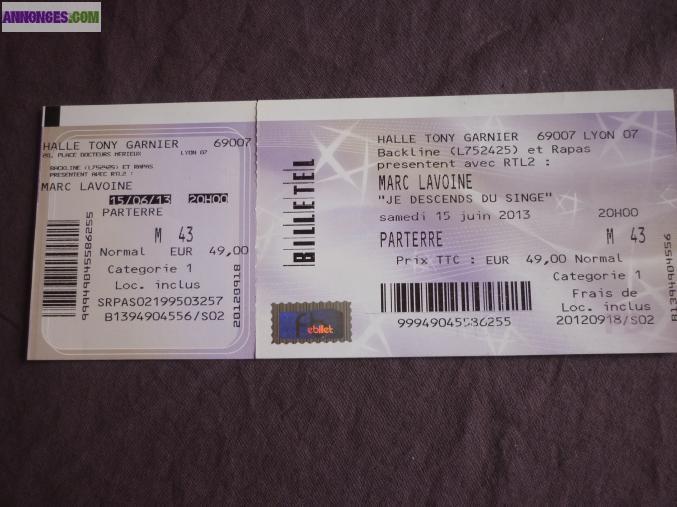 1 place concert marc lavoine