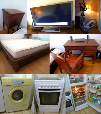 Lot mobiliers style colonial (salon, chambre, cuisine)