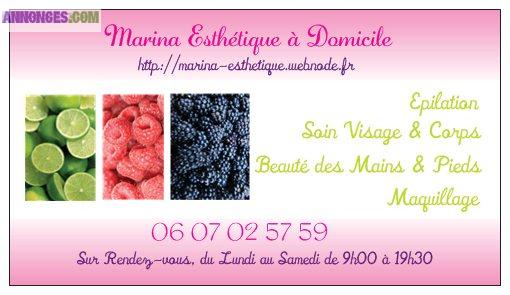 Esthéticienne à domicile