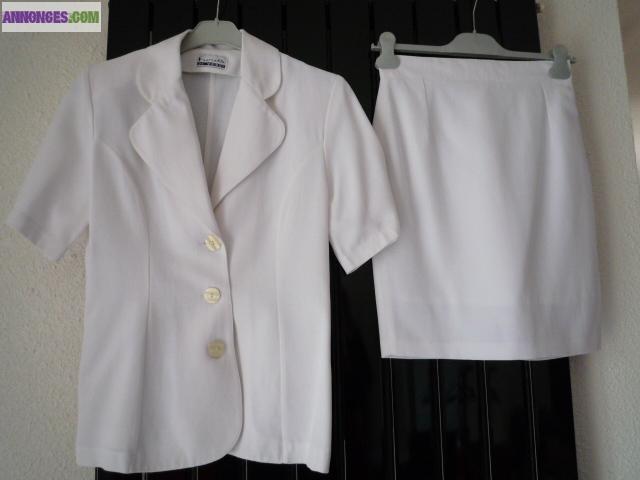 Tailleur blanc