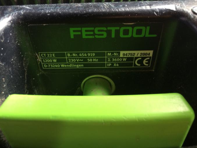 Aspirateur Festool CT 22 E 
