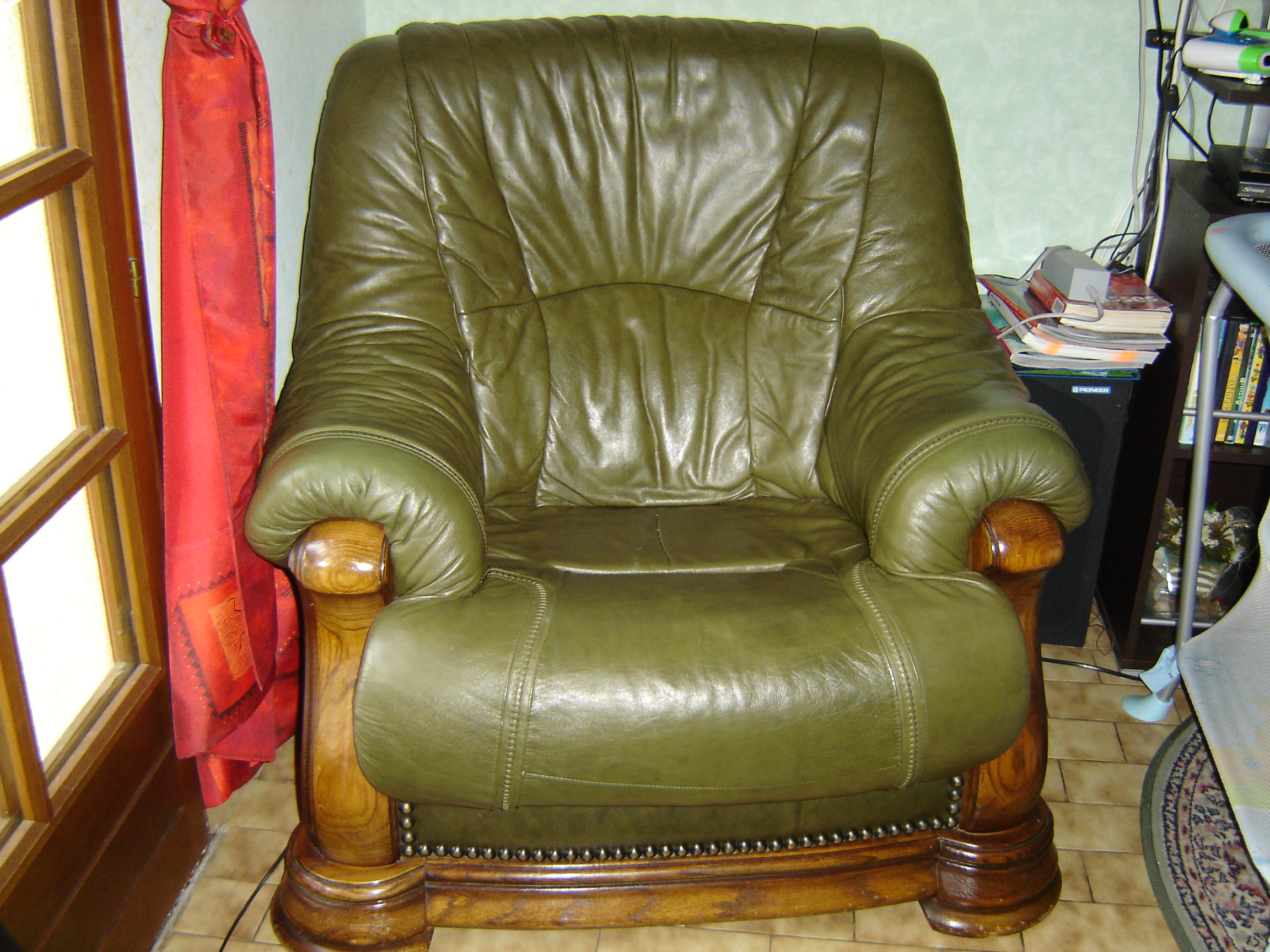 FAUTEUIL CUIR