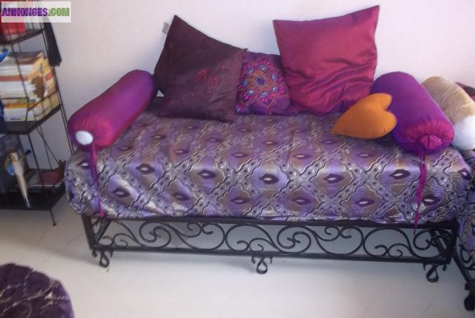 Banquette salon marocain