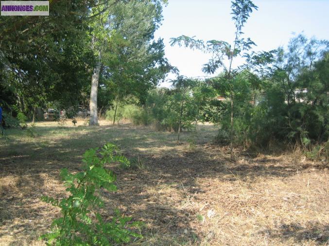 AGDE terrain de loisirs bord de mer 