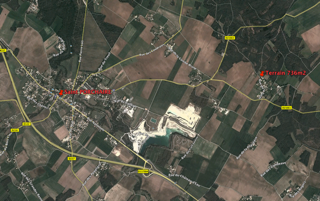 Joli terrain arboré clos