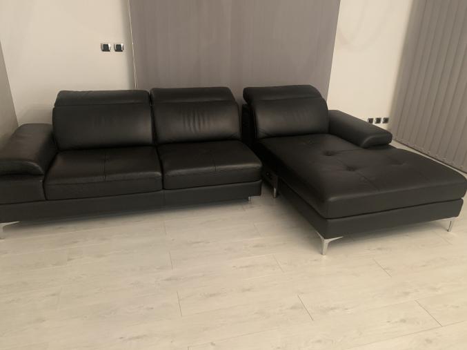 Canapé dangles en cuir