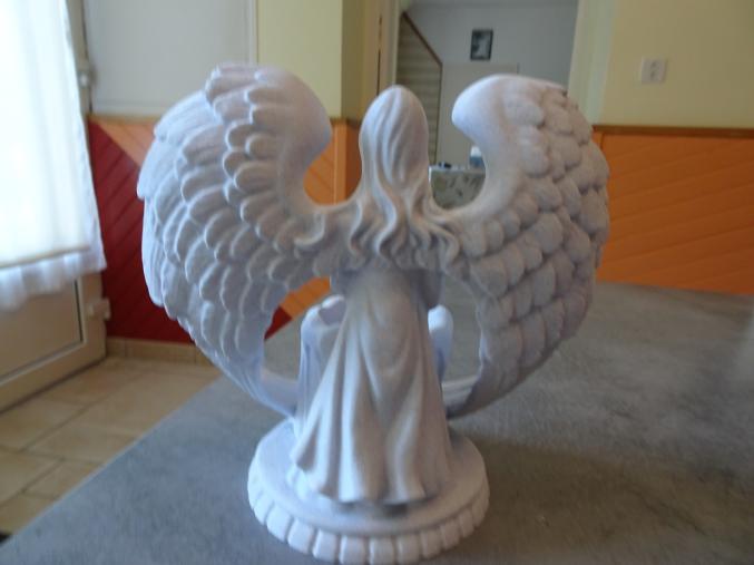 Figurine ange bougeoir