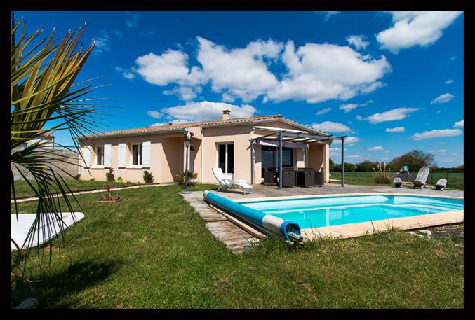 Plain-pied 4 chambres + garage, terrain 1000m2