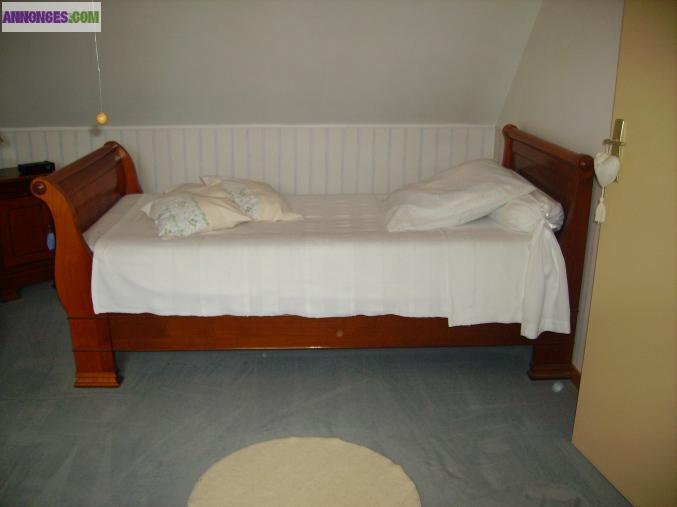 CHAMBRE IMITATION MERISIER