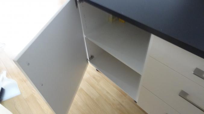 Îlot cuisine blanc bon état