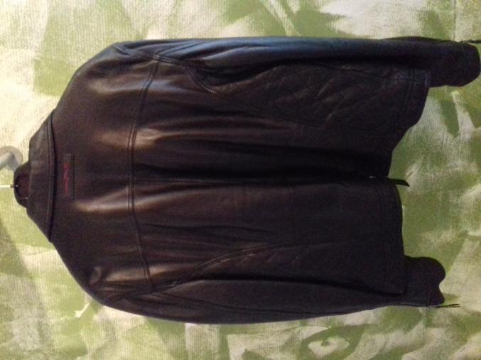 BLOUSON CUIR NOIR TEDDY SMITH