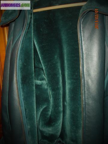 BLOUSON CUIR