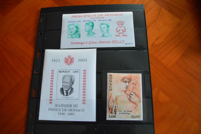 Timbres FRANCE et MONACO