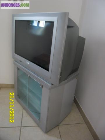 TV PHILIPS(TUBE CATHO)+ MEUBLE
