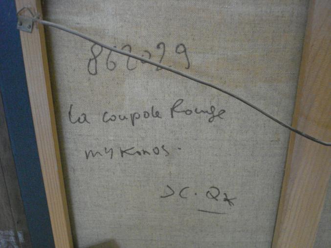 Huile sur toile quilici