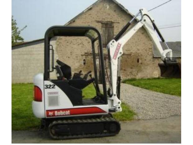 A DONNER MINI PELLE BOBCAT ET SA REMORQUE