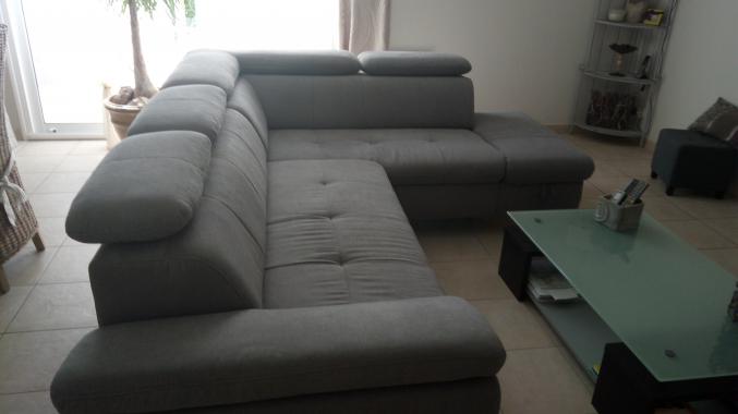 Canapé angle droit convertible