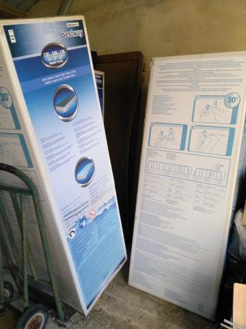 Piscine hors sol tubulaire neuve 