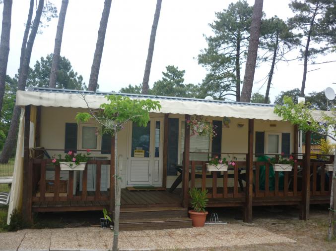 Terrasse couverte mobil-home